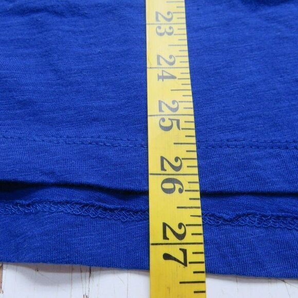 NCAA Kansas University Jayhawks T-Shirt Size Small Blue Short Sleeve - Picture 6 of 7